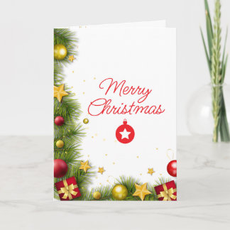Tarjeta Clásica de Navidad