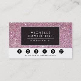 Tarjeta clásica de puntería de lealtad de salón de