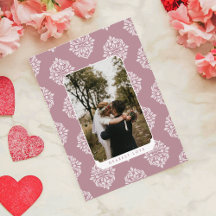 Tarjeta clásica de San Valentín con elegante escri