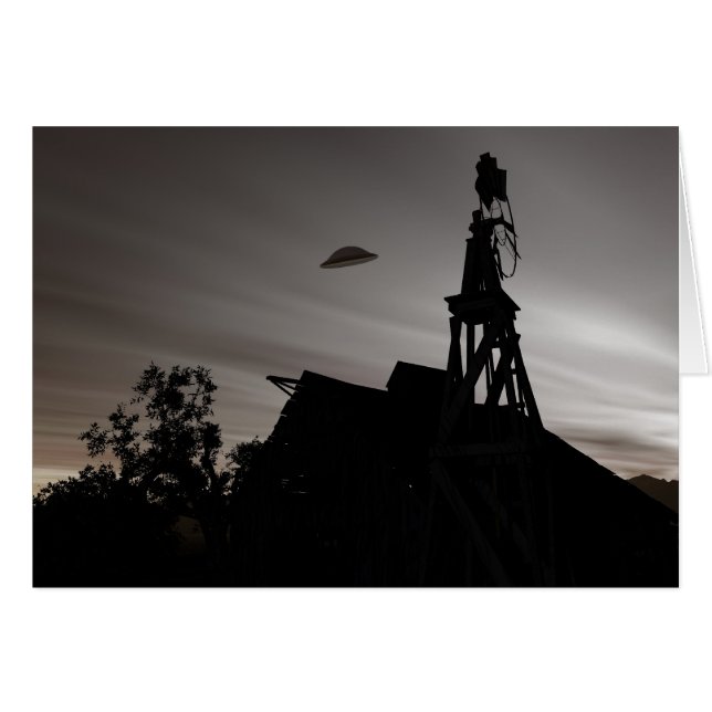 Tarjeta Clásica de Saucer Domed (Anverso (Horizontal))