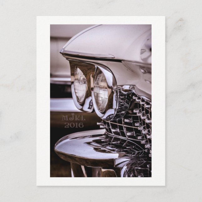 Tarjeta clásica de vagón vintage. (Anverso)