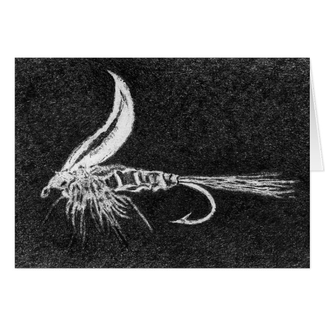 Tarjeta clásica de volante de trucha "Oro de liebr (Anverso (Horizontal))