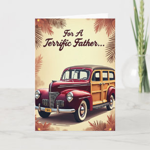Tarjeta Clásica del Día del Padre de Woody