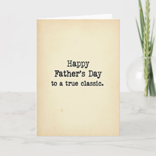 Tarjeta Clásica del Día del Padre Dulce