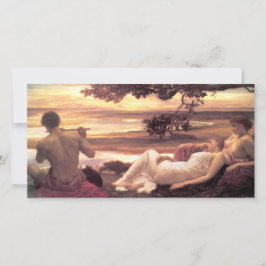 Tarjeta Clásica Idyll (por Frederic Leighton)