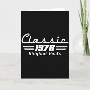 Tarjeta Clásico 50 cumpliendo 50 años nacido en 1976 hombr