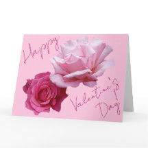 Clásico boho floral rosa rosa San Valentín amor te