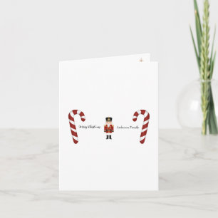Tarjeta Clásico Cascanueces Navidad