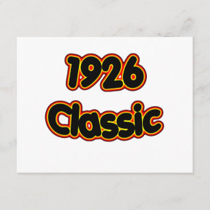 Tarjeta Clásico de 1926