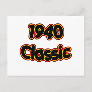 Tarjeta Clásico de 1940