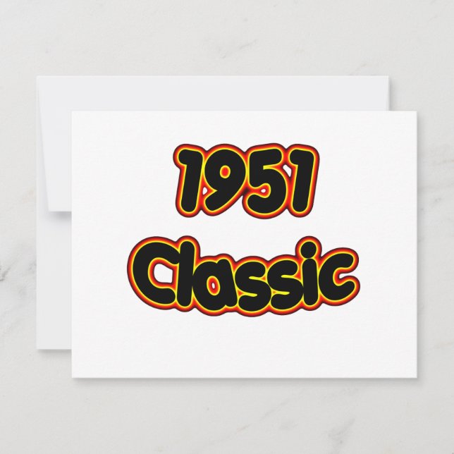 Tarjeta Clásico de 1951 (Anverso)