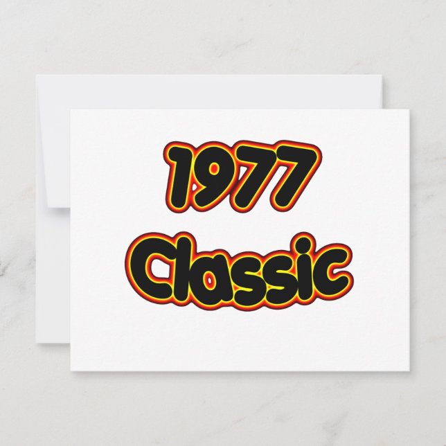Tarjeta Clásico de 1977 (Anverso)