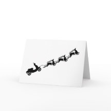 Clásico de Scooter club, feliz reno de navidad