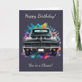 Tarjeta Clásico Mopar Muscle Car Birday