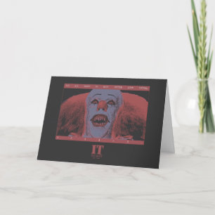 Tarjeta Clásico Pennywise - Mucho mejor cuando tienes mied