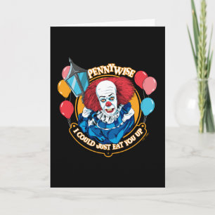 Tarjeta Clásico Pennywise - Podría simplemente comerte
