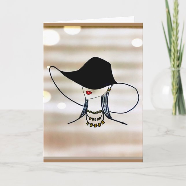 Tarjeta Clásico y elegante (Anverso)