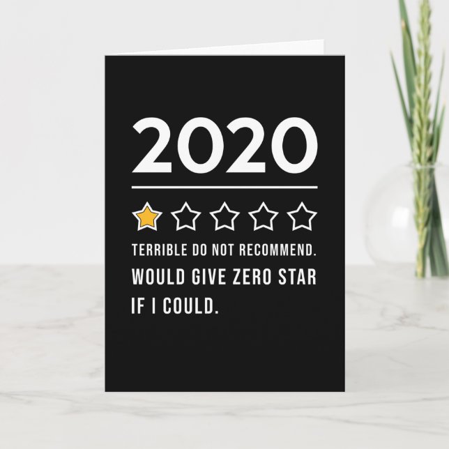 Tarjeta Clasificación de 1 estrellas 2020 (Anverso)