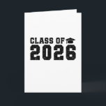 Tarjeta Class of 2026<br><div class="desc">Class of 2026</div>