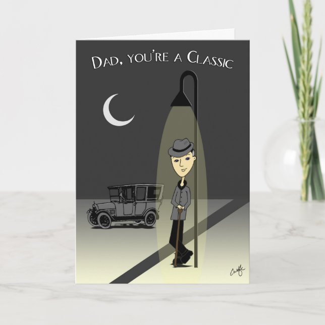 Tarjeta 'Classic Dad' (Anverso)