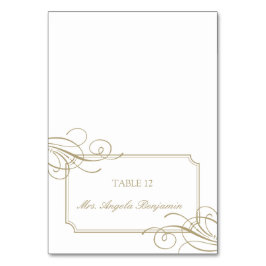 Tarjeta Classic Gold Frame Luxury Place