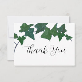Tarjeta Classic Green English Ivy gracias