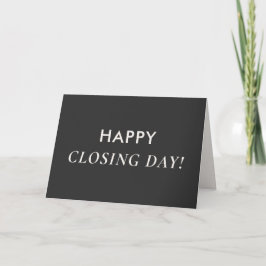 Tarjeta Classic Key Closing Day Neutral Real Estate Agent