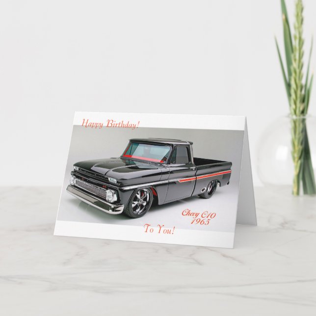 Tarjeta Classic Truck Greeting Card (Anverso)