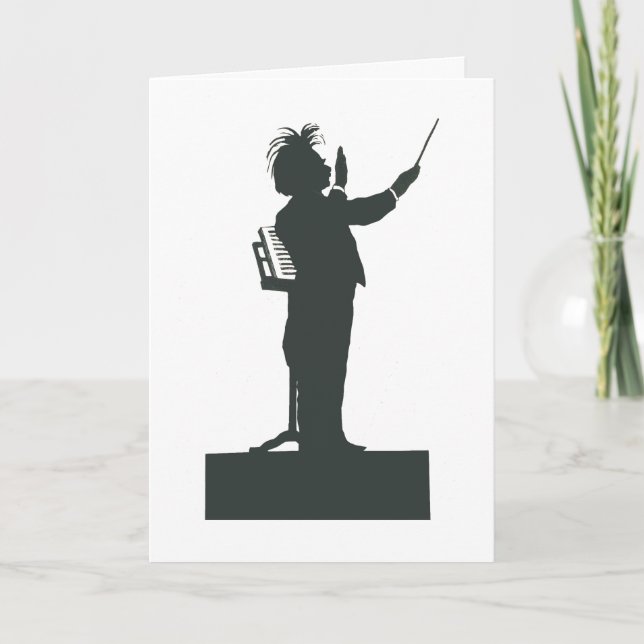 Tarjeta Classical Music Composer Conductor Graduation (Anverso)