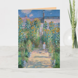 Tarjeta Claude Monet
