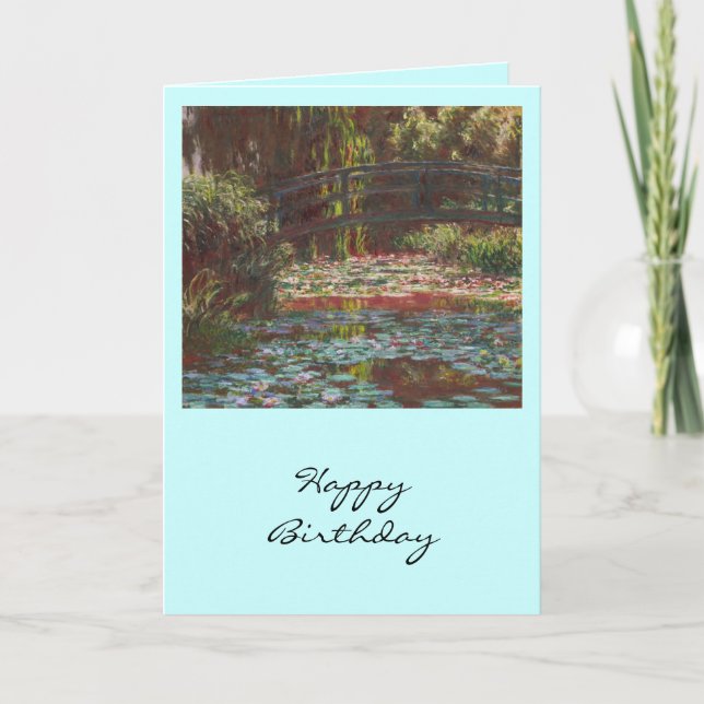 Tarjeta Claude Monet (Anverso)