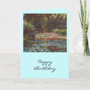 Tarjeta Claude Monet