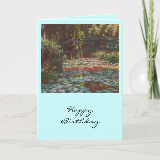Tarjeta Claude Monet