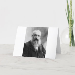 Tarjeta Claude Monet Artista Painter Destiny Regalos