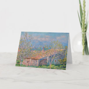 Tarjeta Claude Monet - Casa del jardinero en Antibes