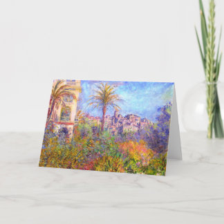 Tarjeta Claude Monet: Chalets en Bordighera