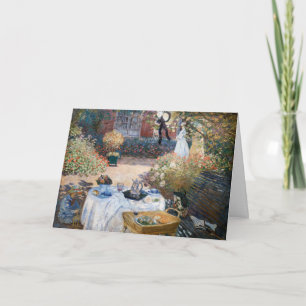 Tarjeta Claude Monet - El almuerzo, el panel decorativo