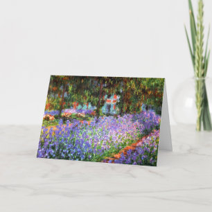 Tarjeta Claude Monet, el jardín del artista en Giverny Pos