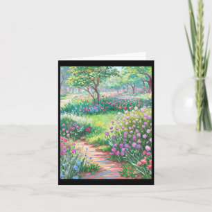 Tarjeta Claude Monet El Jardín del Artista en Giverny Stic
