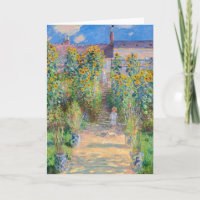 Claude Monet - El jardín del artista en Vetheuil