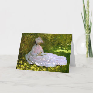 Tarjeta Claude Monet: El lector
