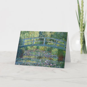 Tarjeta Claude Monet - Estanque de nenúfares, Armonía verd