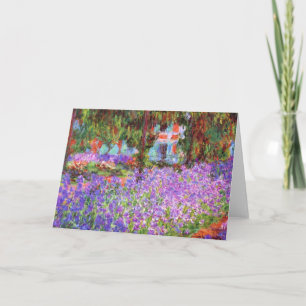 Tarjeta Claude Monet Garden