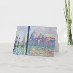 Tarjeta Claude Monet - Gran Canal, Venecia