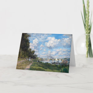 Tarjeta Claude Monet - La cuenca de Argenteuil