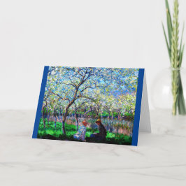 Tarjeta Claude Monet, Le Printemps