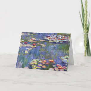 Tarjeta Claude Monet - Lilies de agua / Nympheas