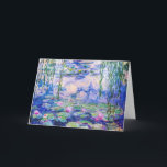 Tarjeta Claude Monet - Lilies de agua / Nympheas 1919<br><div class="desc">Lilies de agua / Nympheas (W.1852) - Claude Monet,  Petróleo en lienzo,  1916-1919</div>