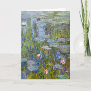 Tarjeta Claude Monet Nenúfares 1915 Arte Impresionista