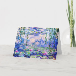 Tarjeta Claude Monet - Nenúfares / Nympheas 1919